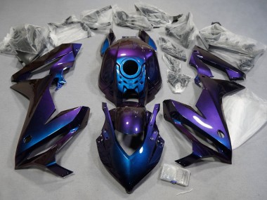 Beste Honda CBR650R Motorrad Verkleidung 2021-2023 - Chameleon Blau Lila