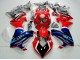Beste Honda CBR650R Motorrad Verkleidung 2021-2023 - Rot Blau HRC