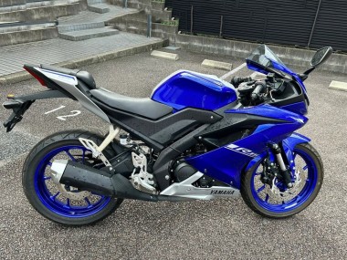 Beste Yamaha YZF R15 Motorrad Verkleidung 2018-2024 - Blau Silber