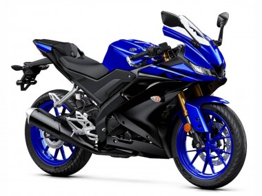 Beste Yamaha YZF R15 Motorrad Verkleidung 2018-2024 - Blau Matt Schwarz