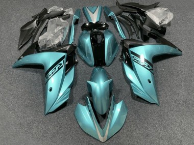 Beste Yamaha YZF R3/R25 Motorrad Verkleidung 2015-2018 - Hellblau Schwarz