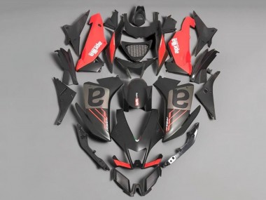 Beste Aprilia RSV4 1000 Motorrad Verkleidung 2009-2015 - Matt Schwarz Rot Grau