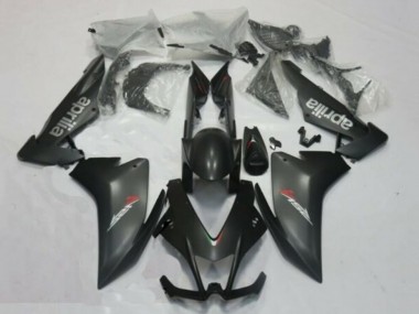 Beste Aprilia RSV4 1000 Motorrad Verkleidung 2009-2015 - Matt Schwarz Silber Rot Aufkleber