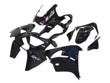 Beste Kawasaki ZX9R Motorrad Verkleidung 2002-2003 - Glanzendes Schwarz