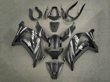 Beste Kawasaki ZX10R Motorrad Verkleidung 2011-2015 - Matt Schwarz Weiss