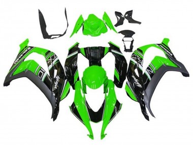 Beste Kawasaki ZX10R Motorrad Verkleidung 2016-2020 - Grun Schwarz Grau