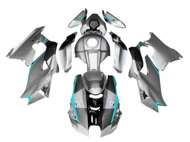 Beste Kawasaki ZX10R Motorrad Verkleidung 2021-2025 - Silber Grau Schwarz Blau