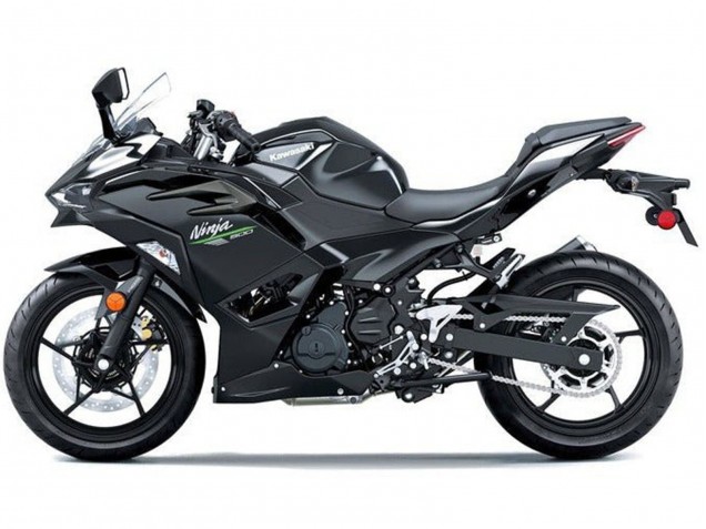 Beste Kawasaki Ninja 500 EX500R Motorrad Verkleidung 2024-2026 - Glanzendes Schwarz