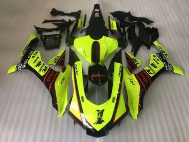 Beste Yamaha YZF R1 Motorrad Verkleidung 2015-2019 - Gelb Rot Schwarz Motul YSP