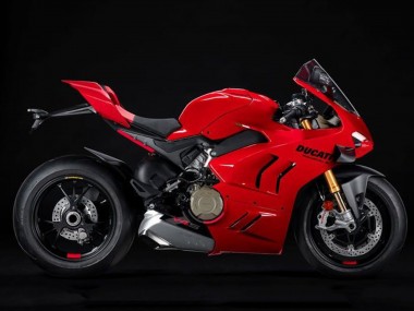 Beste Ducati Panigale V4 V4S Motorrad Verkleidung 2022-2024 - Rot