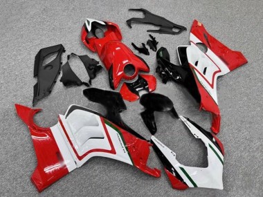 Beste Ducati Panigale V4 V4S Motorrad Verkleidung 2020-2021 - Weiss Rot Glanzendes Schwarz Grun
