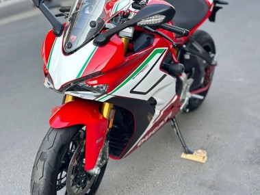 Beste Ducati Supersport 939/939S Motorrad Verkleidung 2017-2022 - Rot Weiss Grun Streifen