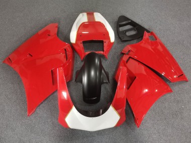 Beste Ducati 748/916/996/998 Motorrad Verkleidung 1993-2005 - Weiss Rot Gold Matt Schwarz Race