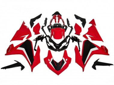 Beste Honda CBR500R Motorrad Verkleidung 2019-2021 - Rot Weiss Schwarz