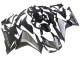 Beste Honda CBR500R Motorrad Verkleidung 2019-2021 - Silber Matt Schwarz
