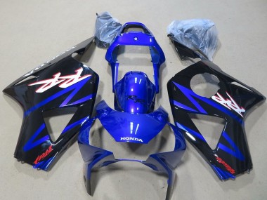 Beste Honda CBR900RR 954 Motorrad Verkleidung 2002-2003 - Blau Glanzendes Schwarz