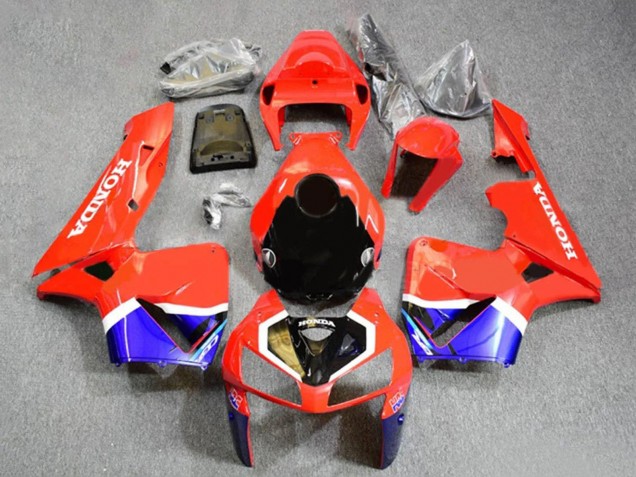 Beste Honda CBR600RR Motorrad Verkleidung 2005-2006 - Rot Schwarz Blau Weiss