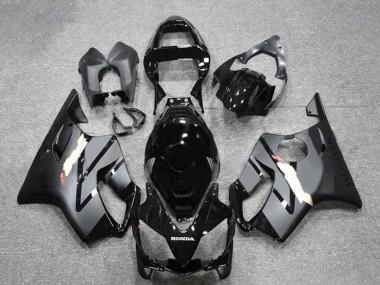 Beste Honda CBR600 F4i Motorrad Verkleidung 2001-2003 - Glanzendes Schwarz Matt Schwarz Grau