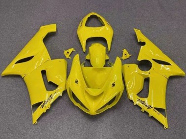 Beste Kawasaki ZX6R Motorrad Verkleidung 2005-2006 - Gelb