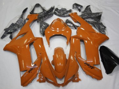 Beste Kawasaki ZX6R Motorrad Verkleidung 2007-2008 - Orange Schwarz