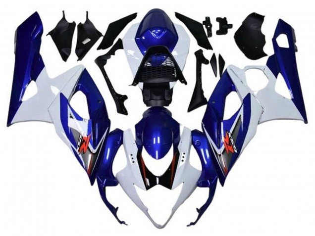 Beste Suzuki GSXR 1000 Motorrad Verkleidung 2005-2006 - Weiss Blau Rot