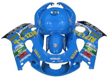Beste Suzuki GSXR 600 / GSXR 750 Motorrad Verkleidung 1996-2000 - Blau Rizla