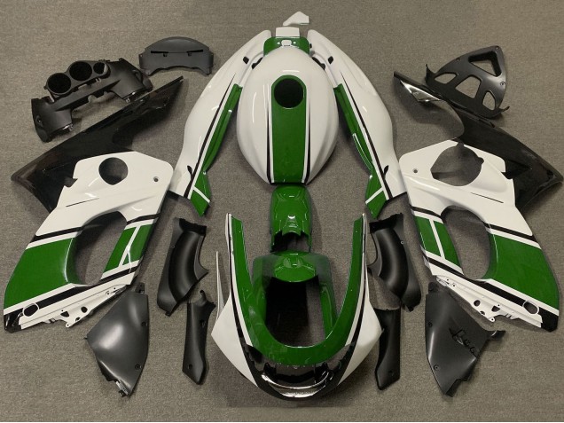 Beste Yamaha YZF600R Thundercat Motorrad Verkleidung 1996-2007 - Weiss Grun