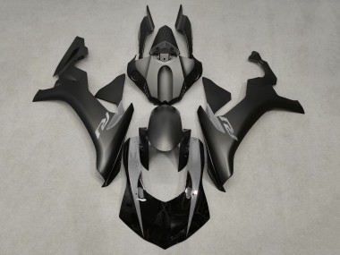 Beste Yamaha YZF 1000 R1 Motorrad Verkleidung 2020-2025 - Glanzendes Schwarz Matt Schwarz Nardo Grau