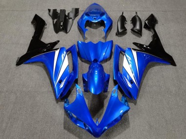 Beste Yamaha YZF 1000 R1 Motorrad Verkleidung 2007-2008 - Blau Weiss Schwarz