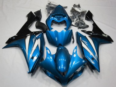 Beste Yamaha YZF 1000 R1 Motorrad Verkleidung 2007-2008 - Blau Weiss Schwarz