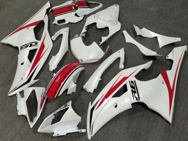 Beste Yamaha YZF R6 Motorrad Verkleidung 2008-2016 - Perl Weiss Rot