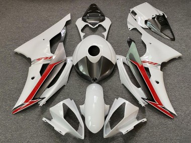 Beste Yamaha YZF R6 Motorrad Verkleidung 2008-2016 - Perl Weiss Rot