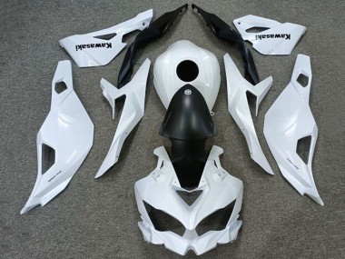 Beste Kawasaki ZX4R ZX-4RR Motorrad Verkleidung 2019-2025 - Weiss Matt Schwarz