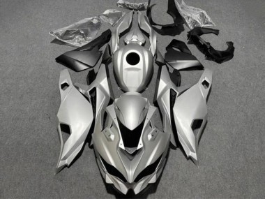 Beste Kawasaki ZX4R ZX-4RR Motorrad Verkleidung 2019-2025 - Silber Schwarz