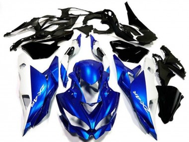 Beste Kawasaki ZX4R ZX-4RR Motorrad Verkleidung 2019-2025 - Weiss Blau