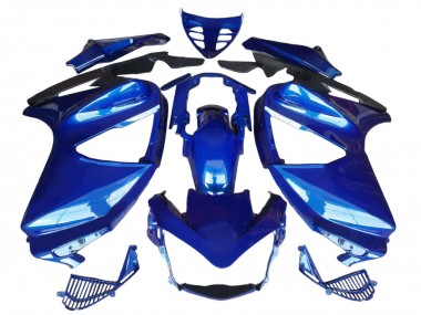 Beste Honda ST1300 Motorrad Verkleidung 2002-2016 - Blau Matt Schwarz