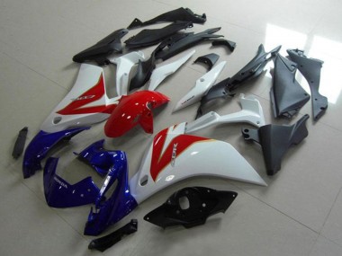 Beste Honda CBR250RR Motorrad Verkleidung 2011-2015 - Weiss Rot Blau