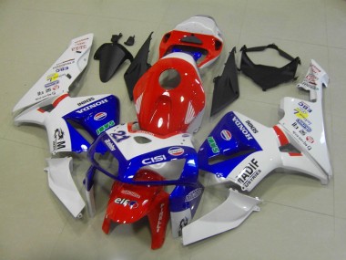 Beste Honda CBR600RR Motorrad Verkleidung 2005-2006 - Weiss Rot Blau Madif