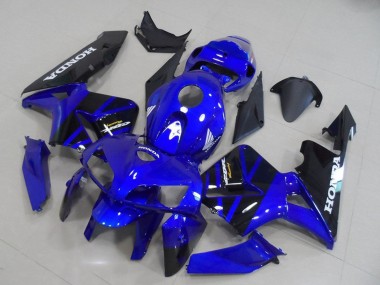 Beste Honda CBR600RR Motorrad Verkleidung Kit 2005-2006 - Blau Schwarz