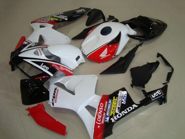 Beste Honda CBR600RR Motorrad Verkleidung 2005-2006 - Weiss Rot Schwarz Lee