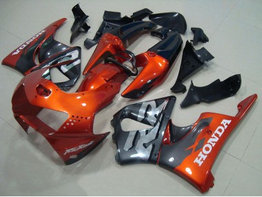 Beste Honda CBR900RR 919 Motorrad Verkleidung 1998-1999 - Orange Grau