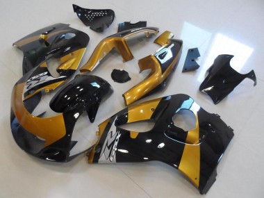 Beste Suzuki GSXR 600 Motorrad Verkleidung 1996-2000 - Gold Schwarz