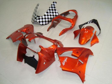 Beste Kawasaki ZX9R Motorrad Verkleidung 2000-2001 - Orange