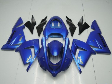 Beste Kawasaki ZX10R Motorrad Verkleidung 2004-2005 - Blau