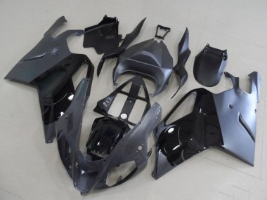 Beste Aprilia RSV1000 Motorrad Verkleidung 2003-2006 - Glanzendes Schwarz Grau