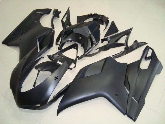 Beste Ducati 848 1098 1198 Motorrad Verkleidung 2007-2014 - Matt Schwarz