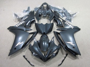 Beste Yamaha YZF R1 Motorrad Verkleidung 2007-2008 - Matt Schwarz Weiss Aufkleber