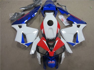 Beste Honda CBR600RR Motorrad Verkleidung 2005-2006 - Weiss Rot Blau HRC