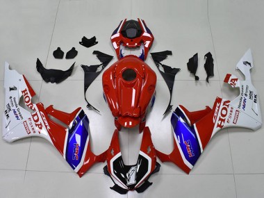 Beste Honda CBR1000RR Motorrad Verkleidung 2017-2023 - Weiss Rot Blau Schwarz HRC