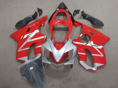 Beste Honda CBR600 F4i Motorrad Verkleidung 2001-2003 - Silber Rot